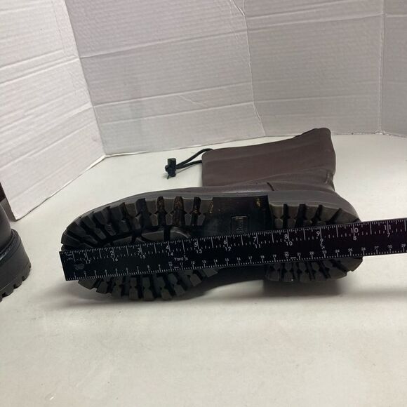 LANDS’  END Women’s Fully Lined Thick Sole Knee High Boots Brown Size 8M - Picture 12 of 12